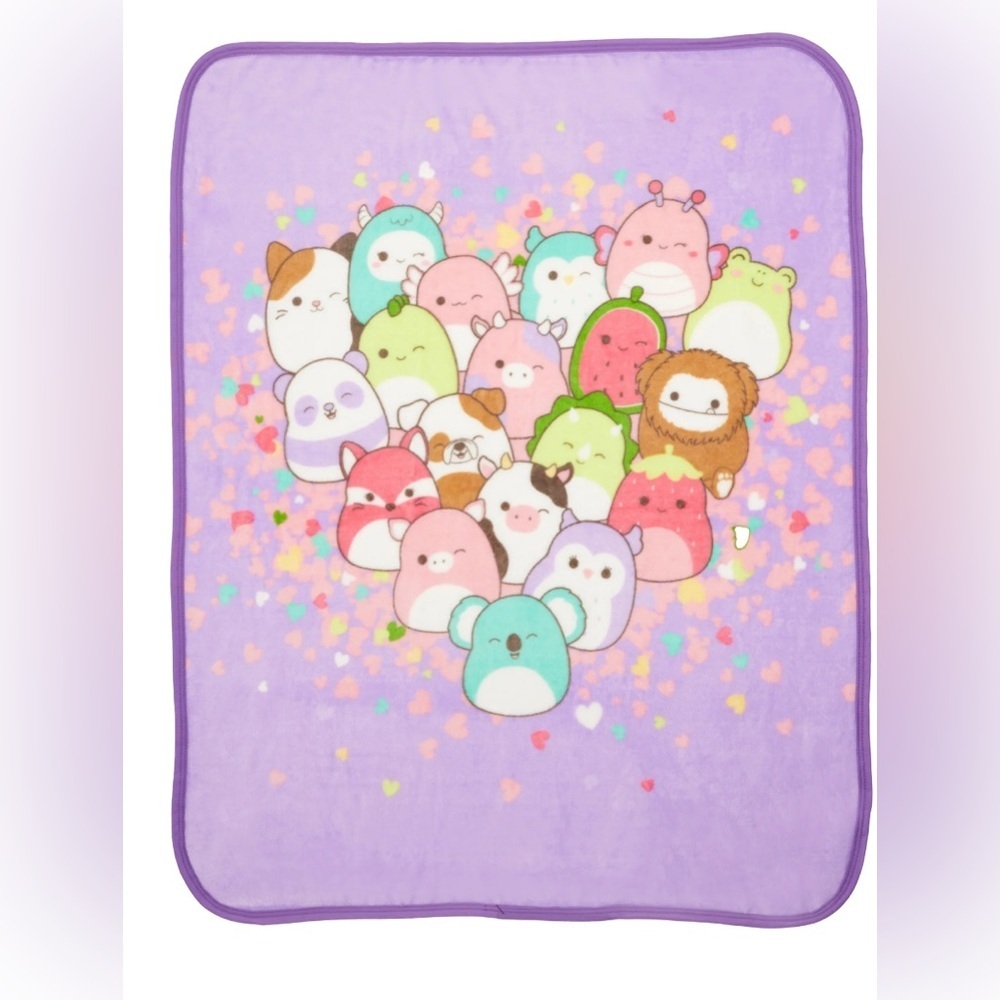 NEW Squishmallows Silky Soft Plush Throw, 40 x 50, Jazwares